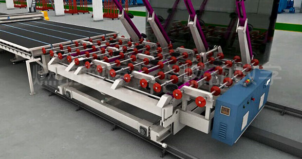 玻璃上片機(jī)設(shè)備三維演示動(dòng)畫仿真制作