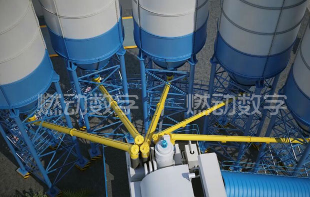 混凝土攪拌站樓三維動畫及設備性能優勢介紹演示動畫 混凝土攪拌站樓三維動畫及設備性能優勢介紹演示動畫