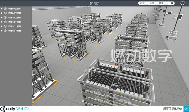 一體化智能監視系統柔直換流閥閥廳閥塔三維可視化及數據通訊